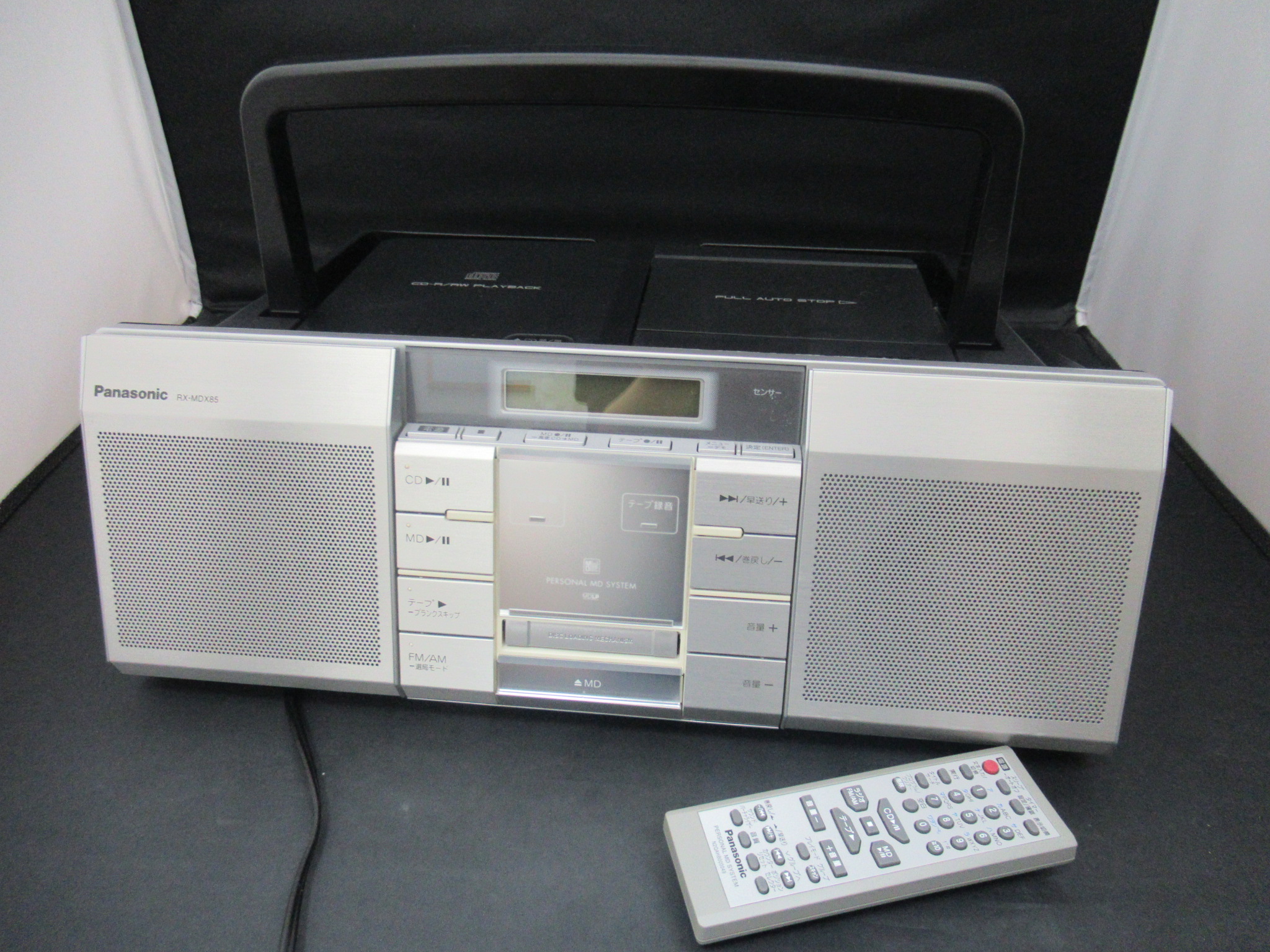 Panasonic パーソナルMDシステム 拭っ RX-MDX85 Panasonic パーソナルMDシステム 拭っ RX-MDX85